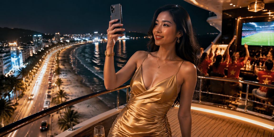 Người dùng Phan Thiết theo dõi hành trình đặt kèo bóng đá từ di động buổi tối
